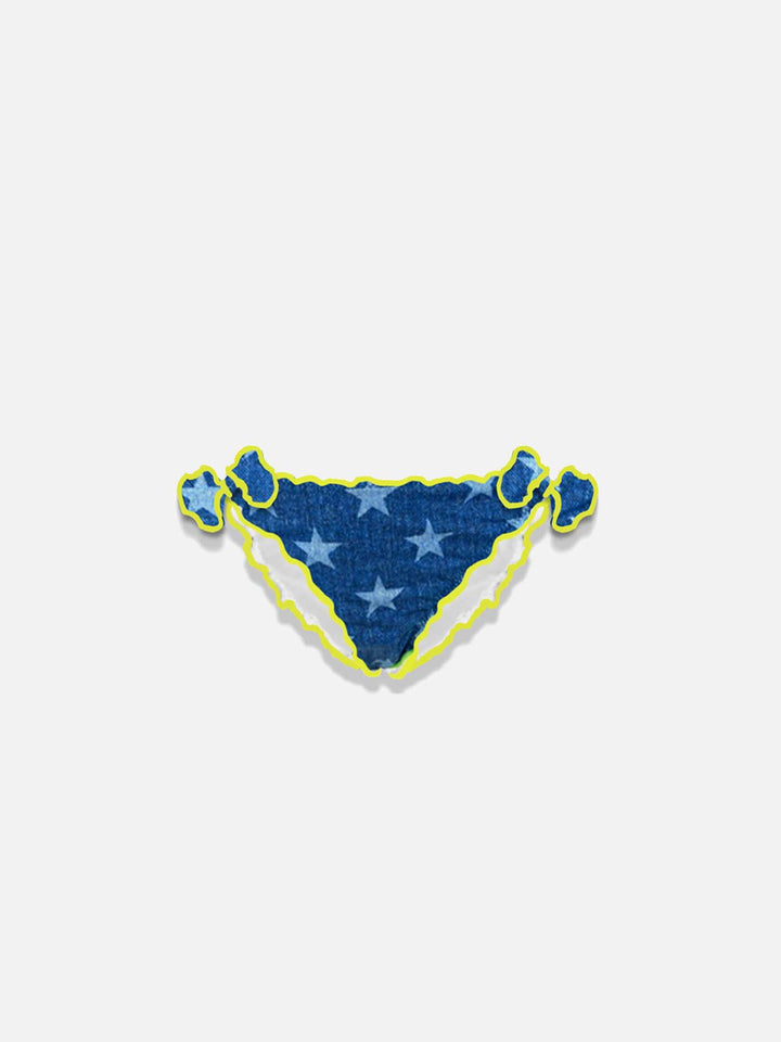 Girl swim briefs with star print - MC2 Saint Barth