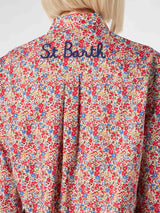 Woman Brigitte cotton shirt with flower print | Made with Liberty fabric