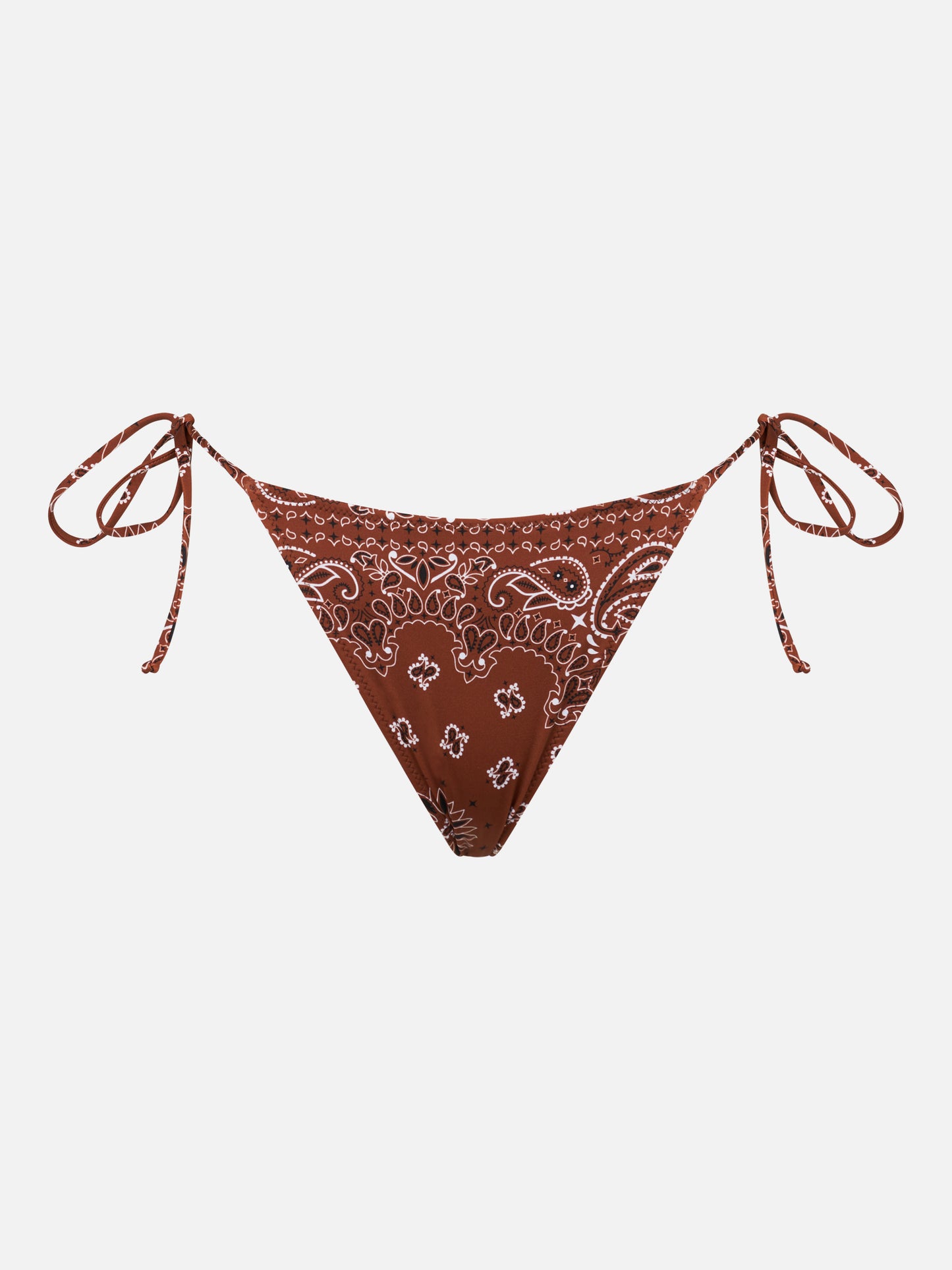 Damen-Bandana-Badehose mit seitlichen Schnürsenkeln
