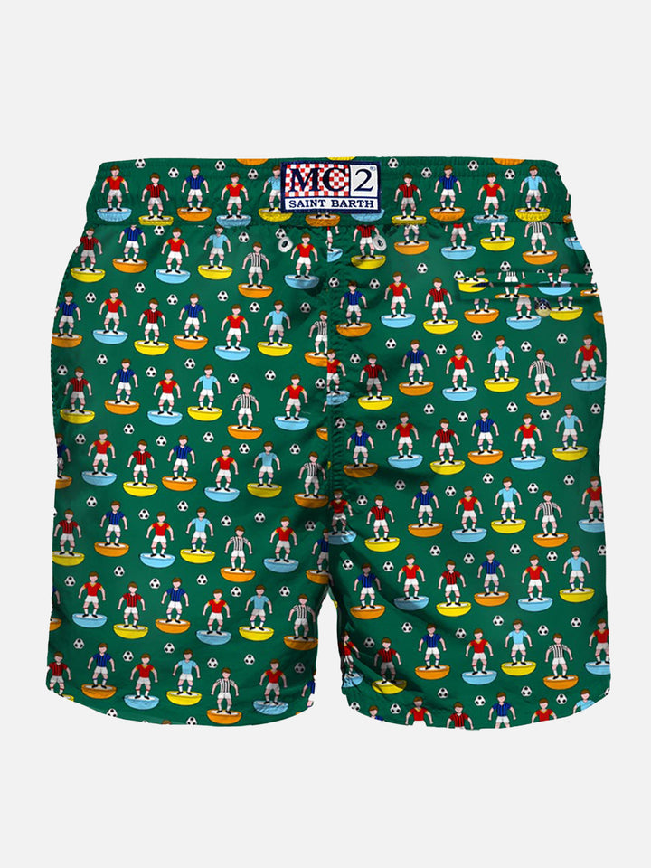 Costume da bagno da uomo con stampa calcio