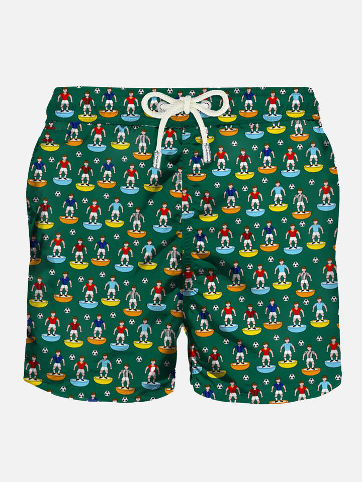Costume da bagno da uomo con stampa calcio