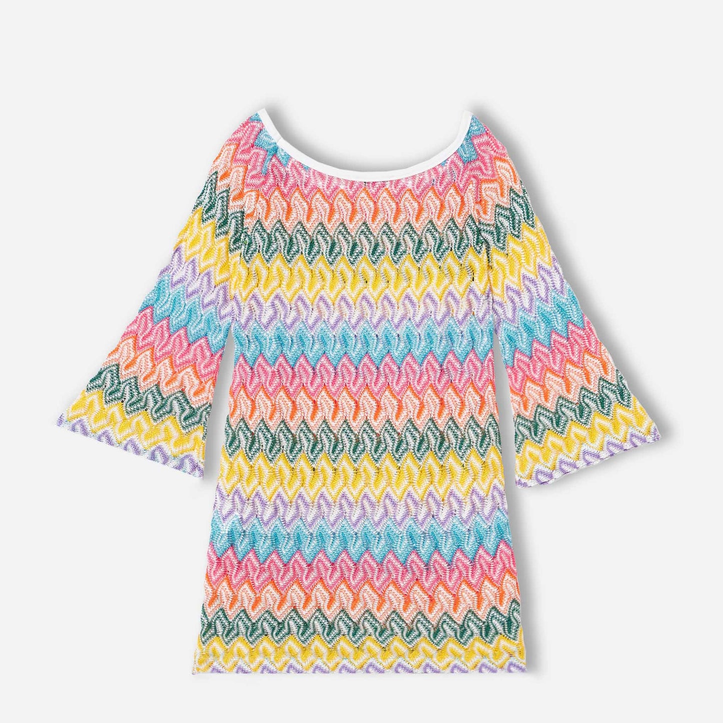 Abito in maglia da bambina Chevron