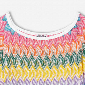 Abito in maglia da bambina Chevron