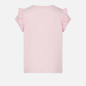 T-shirt da bambina con ricamo Cocca di mamma