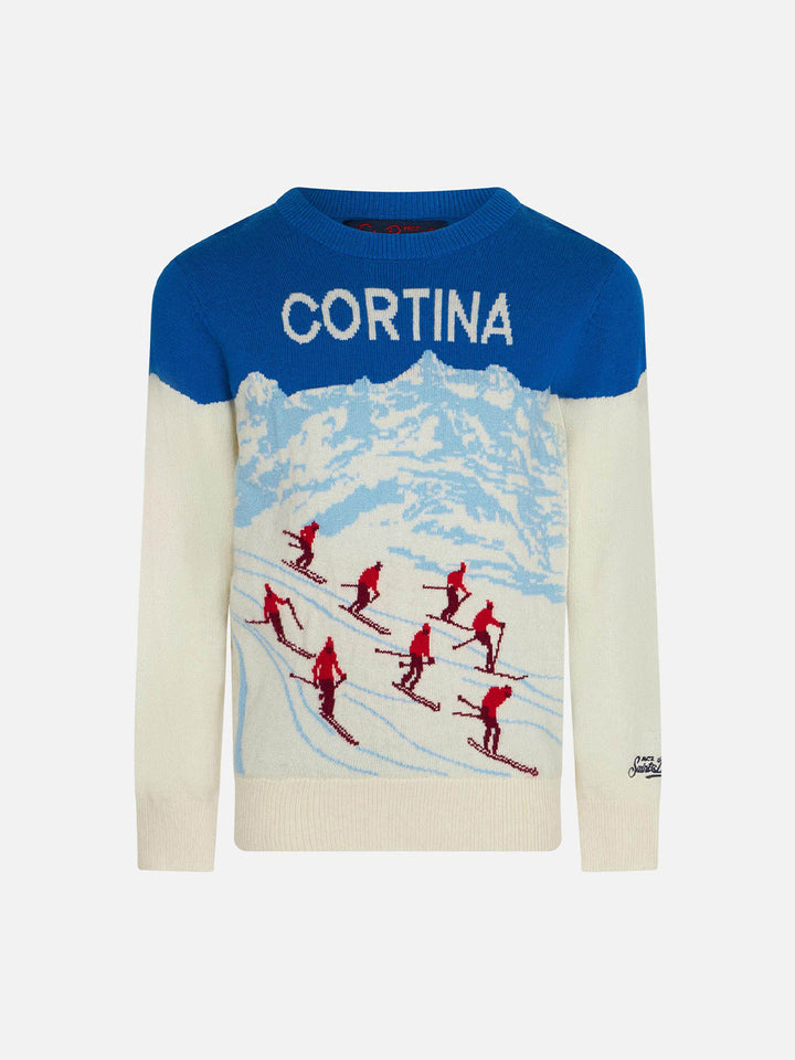 Jungenpullover mit Cortina-Jacquard