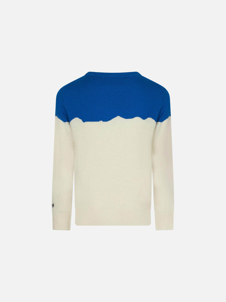 Jungenpullover mit Cortina-Jacquard