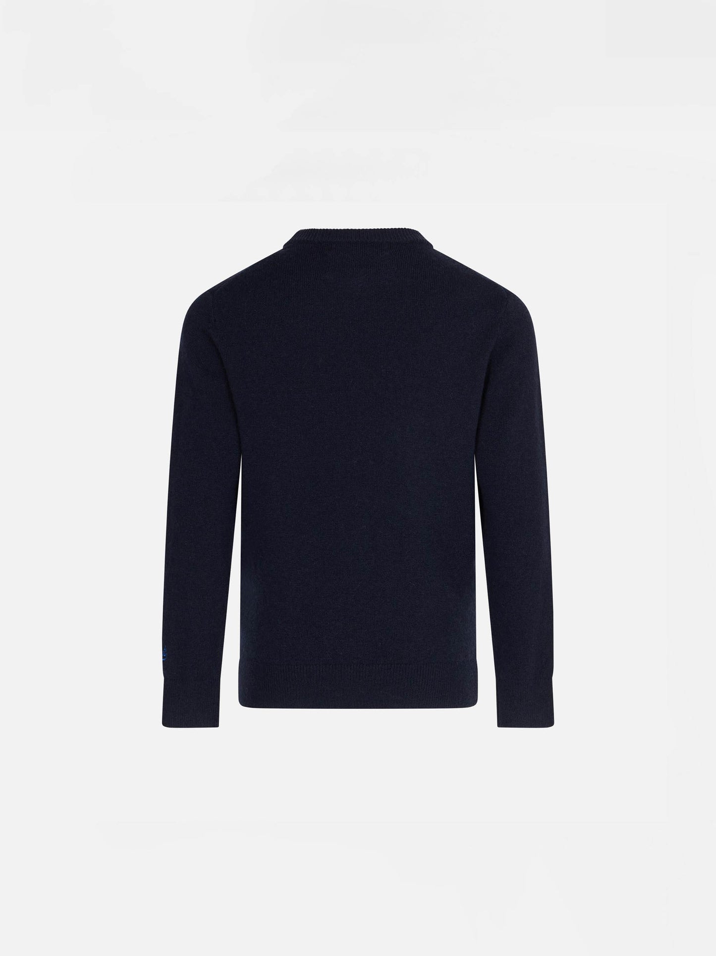 Marineblauer Pullover für Jungen mit Cortina-Jacquard