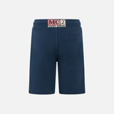 Boy cotton navy blue bermuda