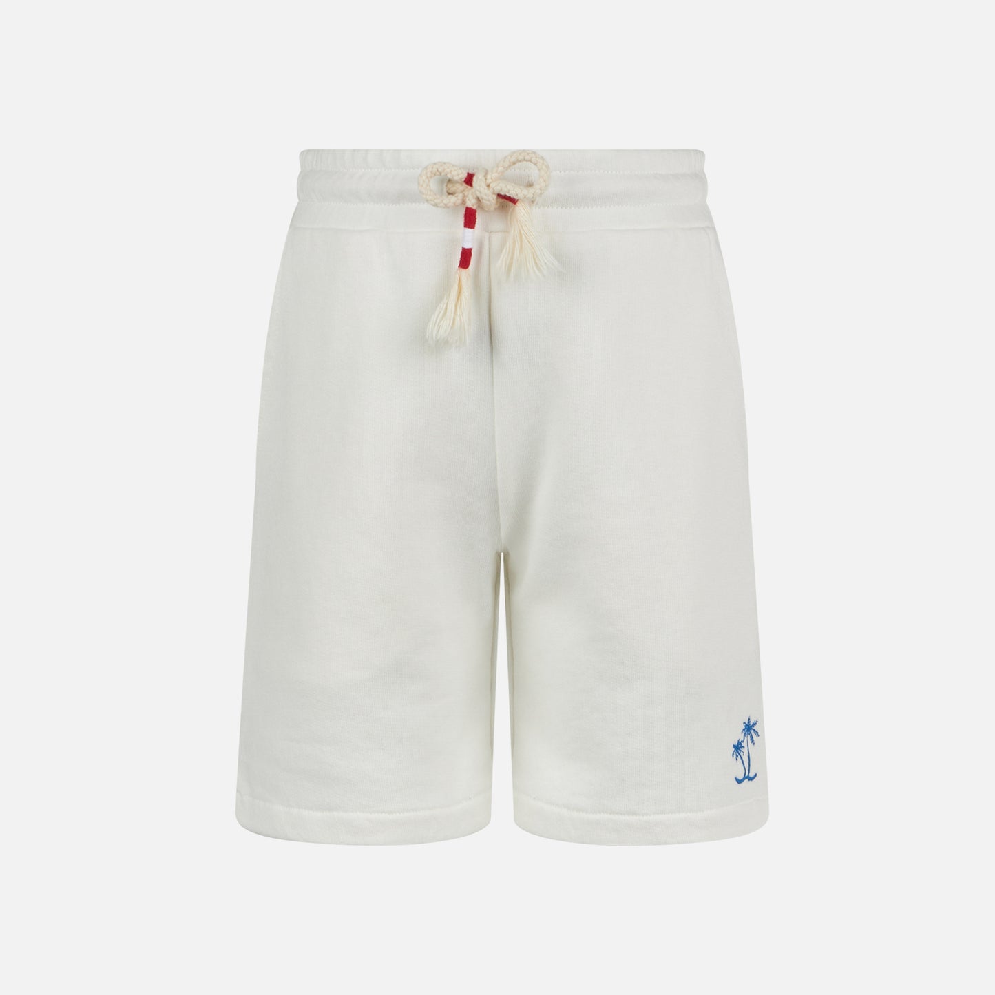Bermuda da bambino in cotone bianco