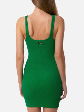 Green crinkle dress - MC2 Saint Barth