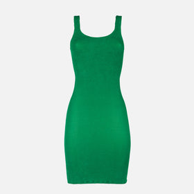 Green crinkle dress - MC2 Saint Barth
