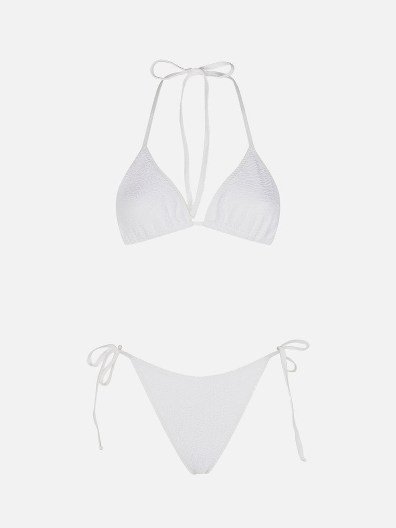 Crinkle-Triangel-Bikini für Damen