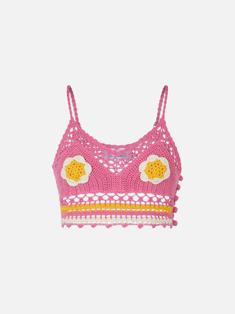 Daisy crochet top - MC2 Saint Barth
