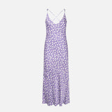 Woman slip dress Eydis with daisy print