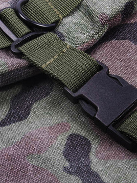 Canvas camouflage backpack