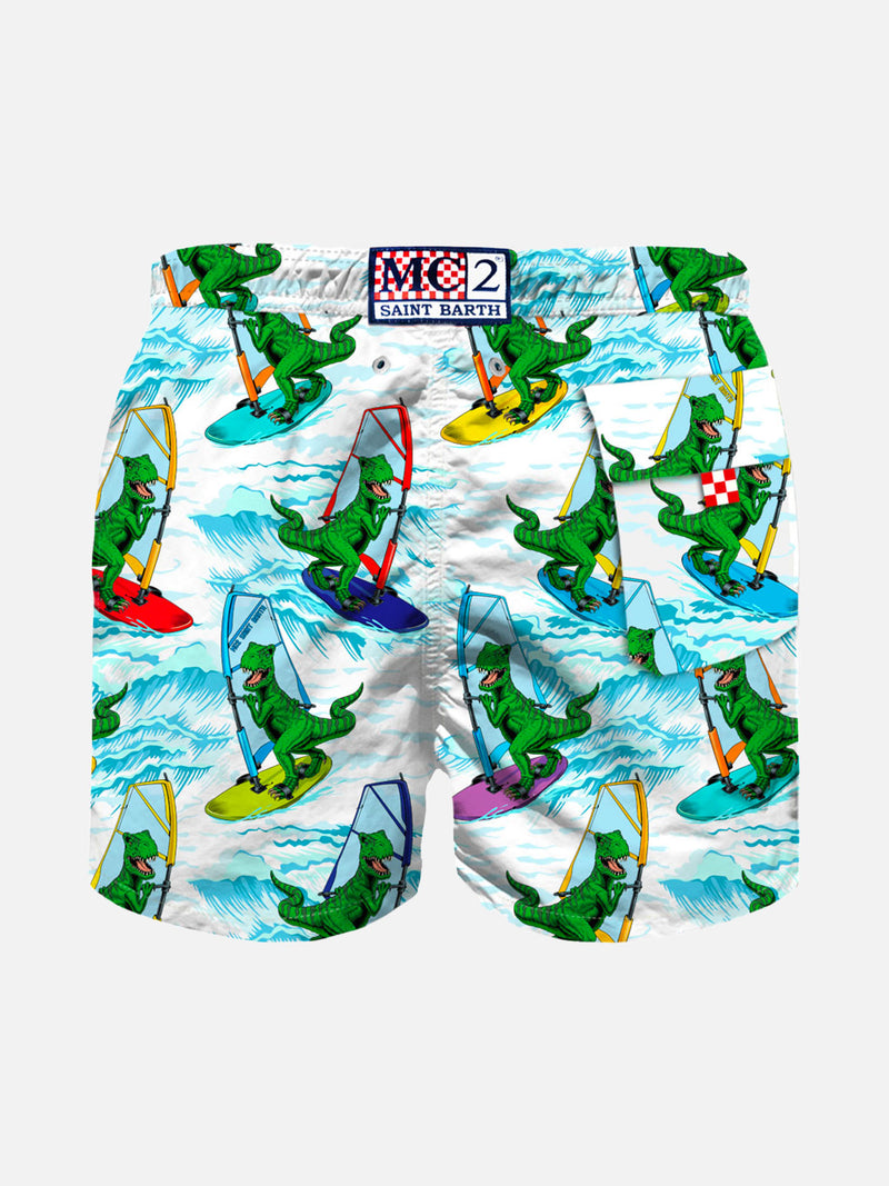 Jungen-Badeshorts mit Dinosaurier-Print