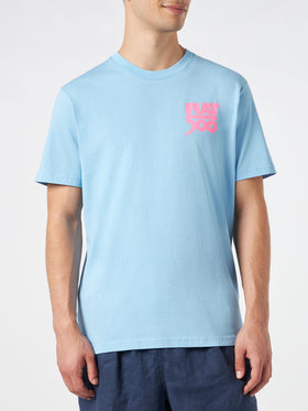 Man cotton t-shirt with Fiat 500 print | FIAT 500© SPECIAL EDITION