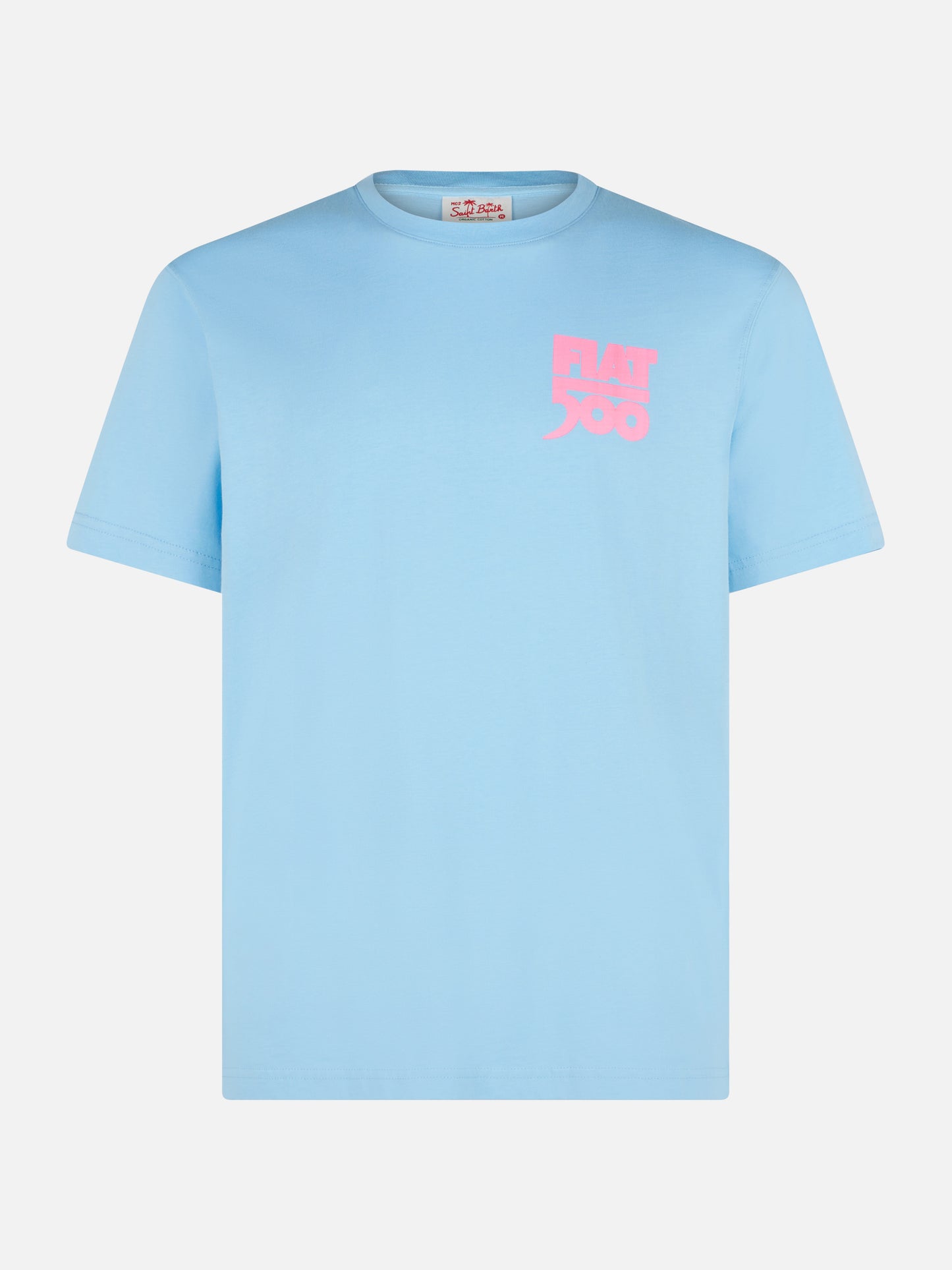 Man cotton t-shirt with Fiat 500 print | FIAT 500© SPECIAL EDITION