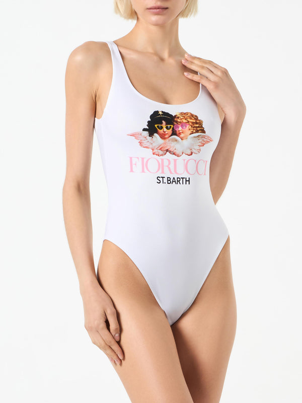 Damen-Badeanzug mit Fiorucci Angels-Print | FIORUCCI-SONDERAUSGABE