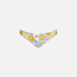 Girl swim briefs with flower print