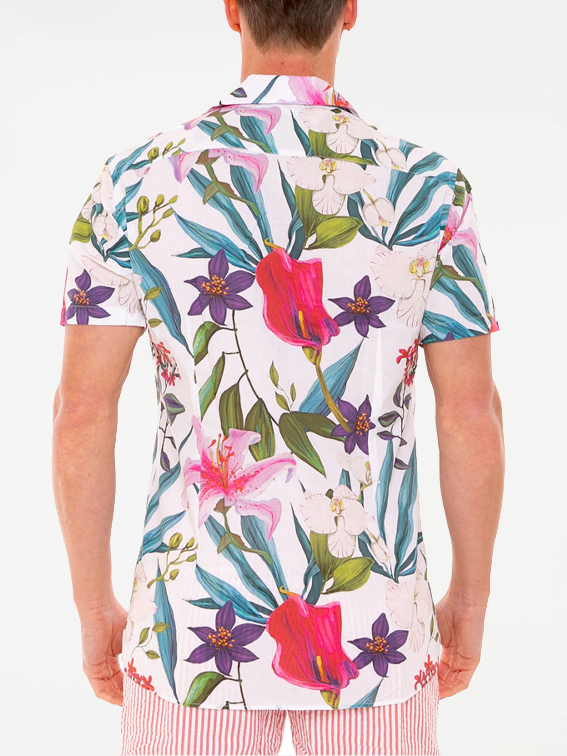 Tropical print man shirt - MC2 Saint Barth
