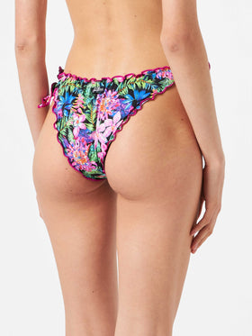 Flowers all over print swim briefs - MC2 Saint Barth