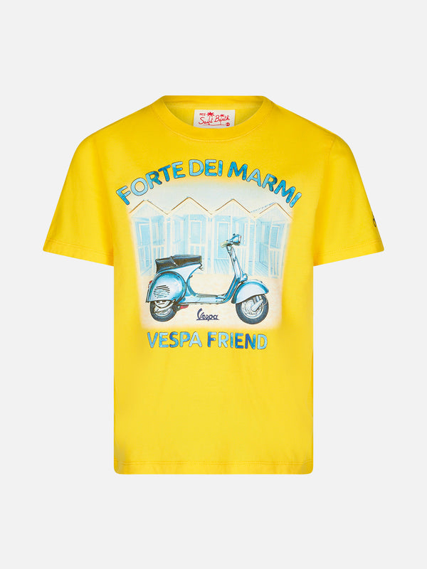 Baumwoll-T-Shirt für Jungen mit Forte dei Marmi Vespa-Aufdruck | VESPA® SONDEREDITION