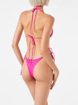 Bandeau-Bikini für Damen in Fuchsia