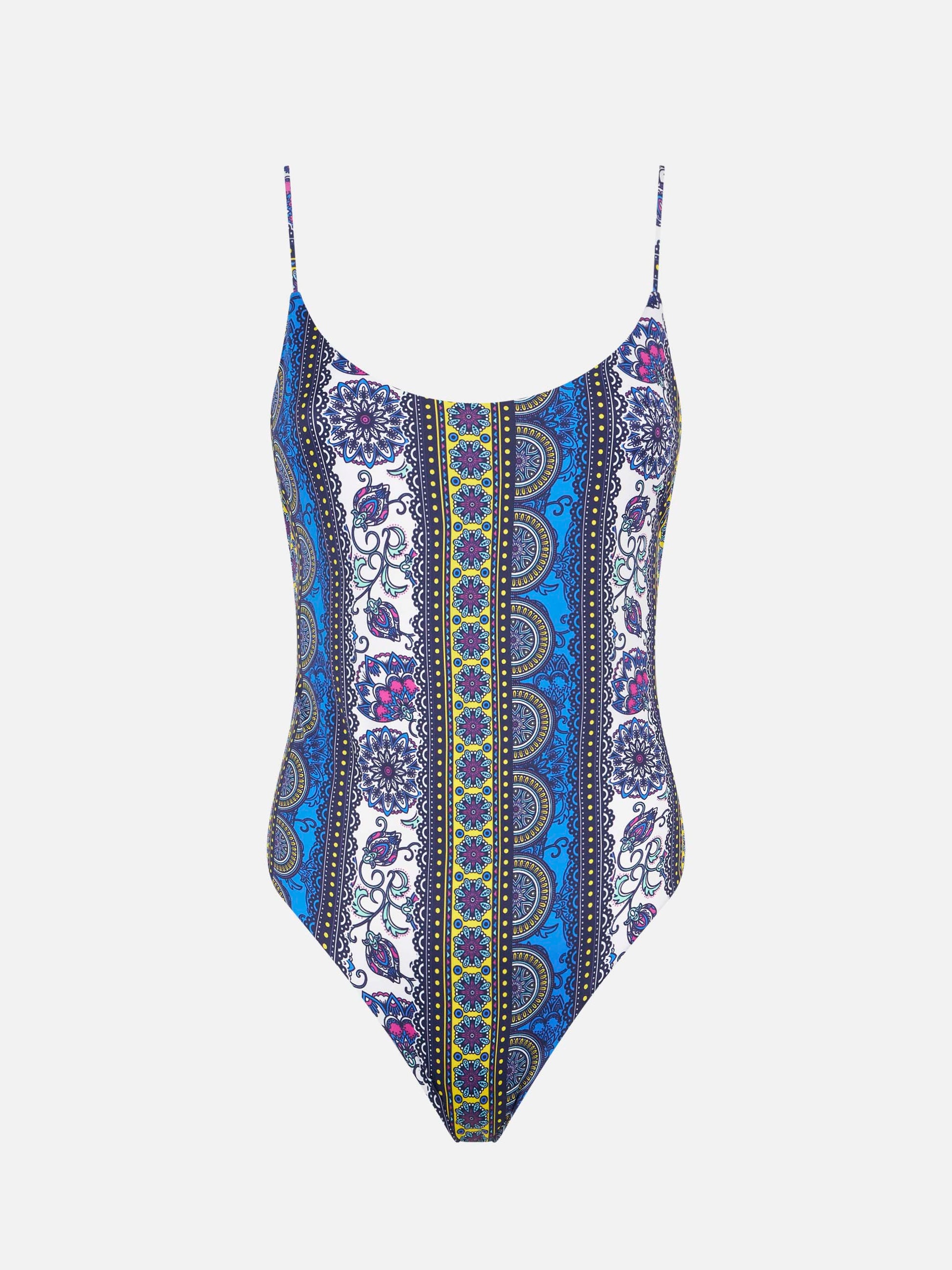 Gipsy print one piece swimsuit - MC2 Saint Barth
