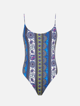 Gipsy print one piece swimsuit - MC2 Saint Barth
