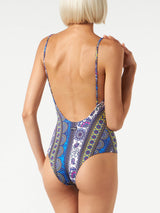 Gipsy print one piece swimsuit