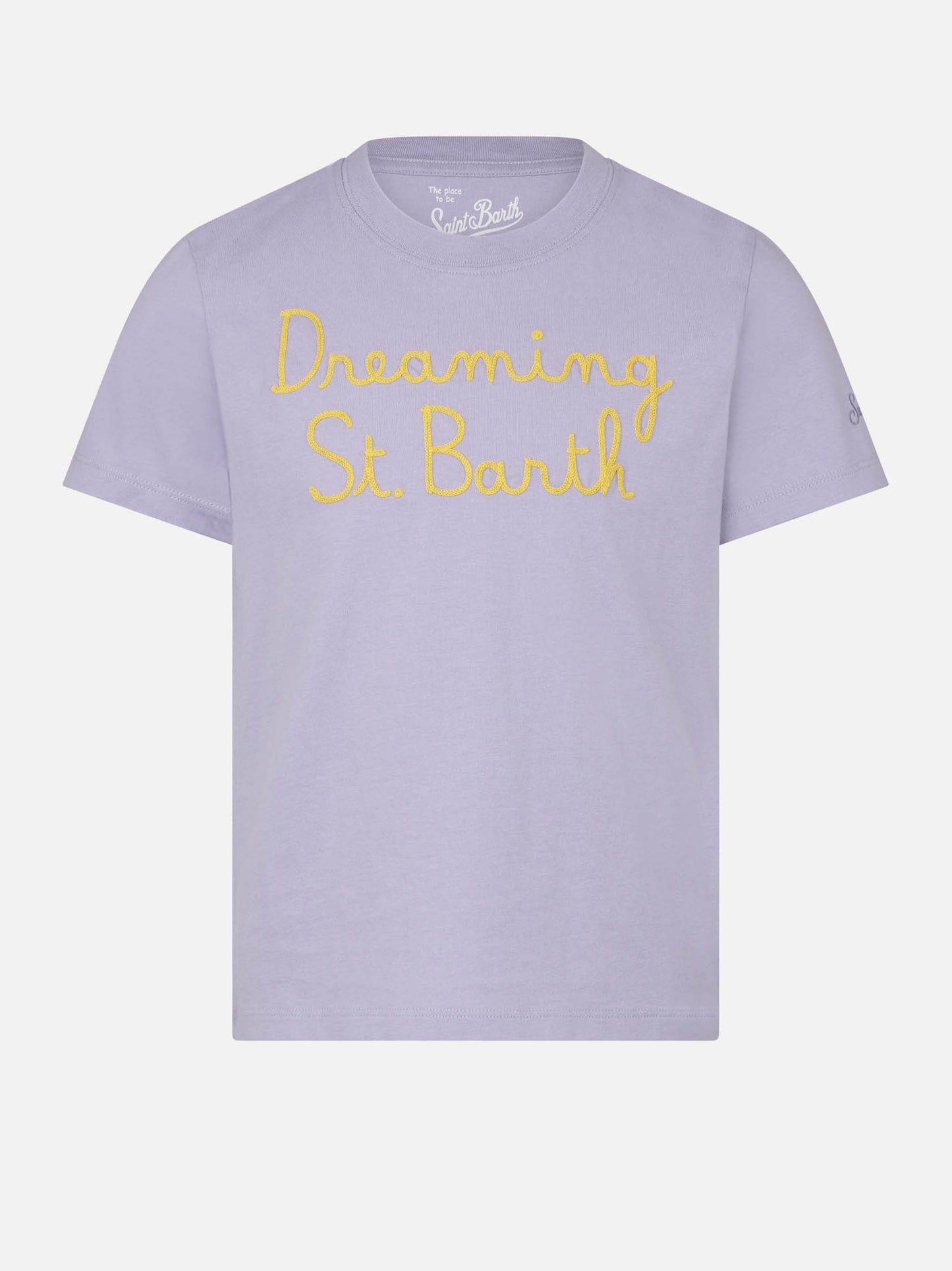 Mädchen-T-Shirt mit Dreaming St. Barth-Stickerei
