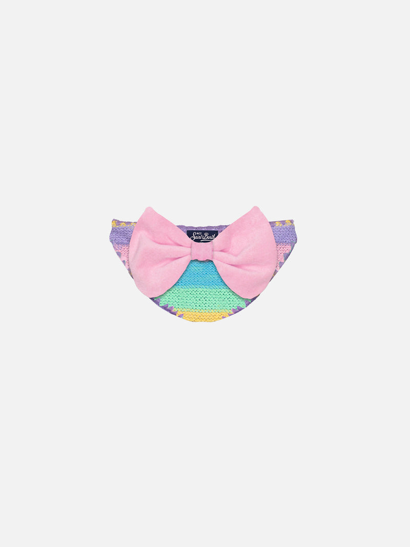 Girl pastel swim briefs