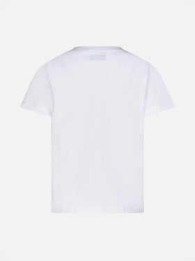 Embroidered girl's t-shirt St. Barth J'arrive