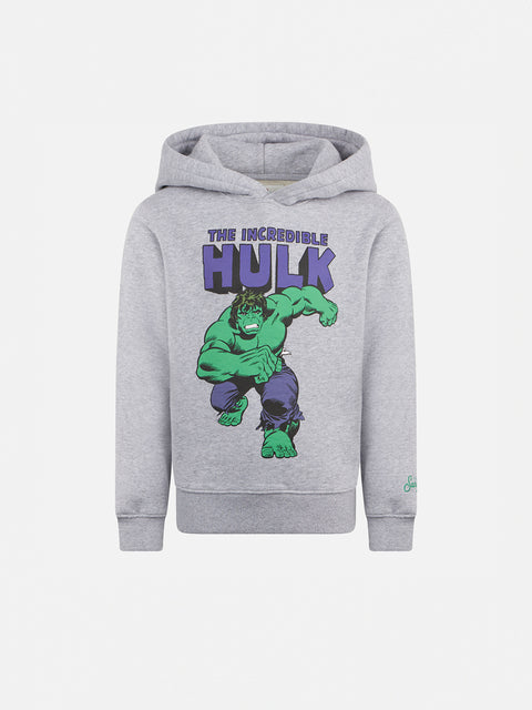 Boy hoodie with The Incredible Hulk print | MARVEL SPECIAL EDITION - MC2 Saint Barth