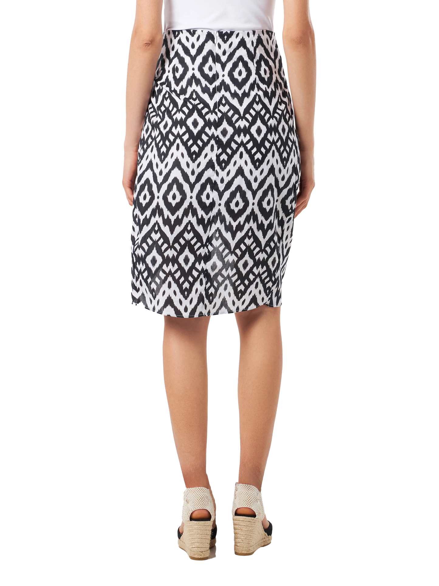 Damen-Midirock Amanda mit Ikat-Print