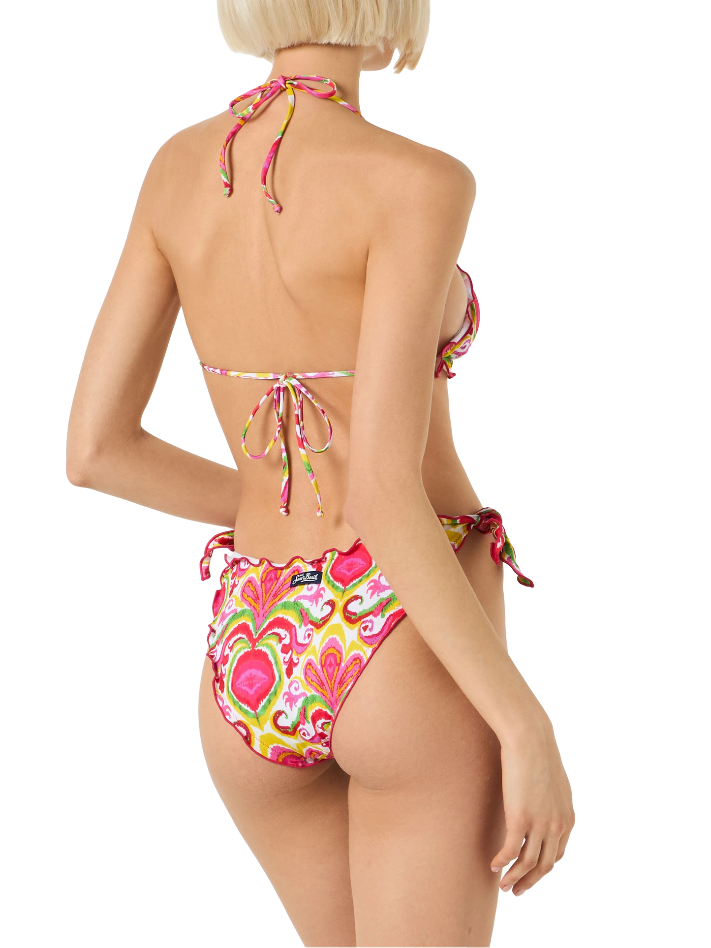 Woman triangle bikini with ikat print - MC2 Saint Barth