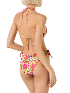 Woman triangle bikini with ikat print - MC2 Saint Barth