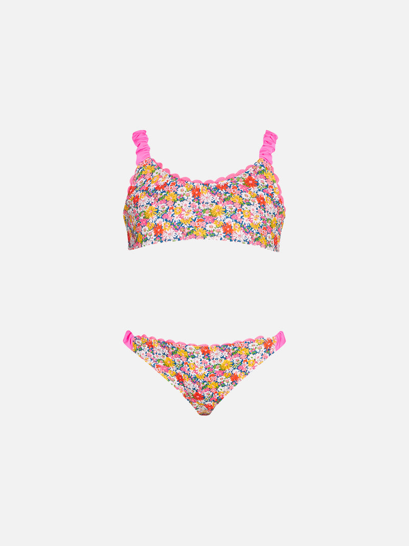 Bralette da bambina con stampa fiori Liberty | EDIZIONE SPECIALE LIBERTY