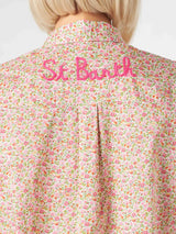 Woman Brigitte cotton shirt with flower print | Made with Liberty fabric