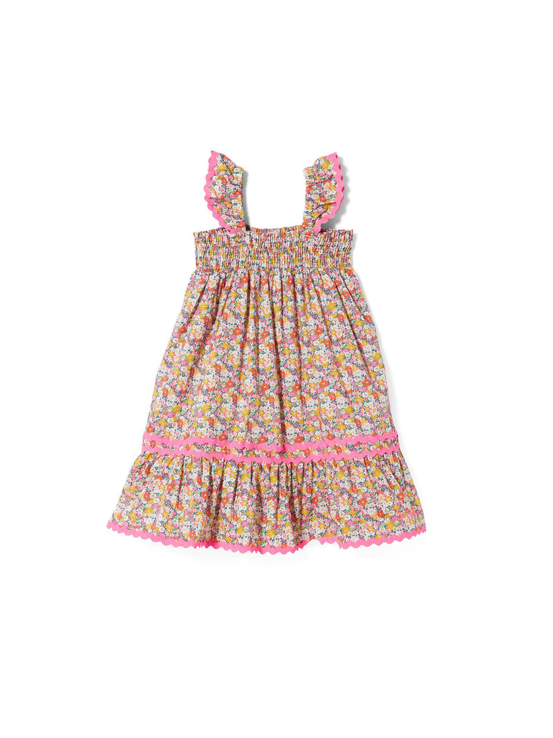 Abito da bambina con stampa fiori Liberty | EDIZIONE SPECIALE LIBERTY