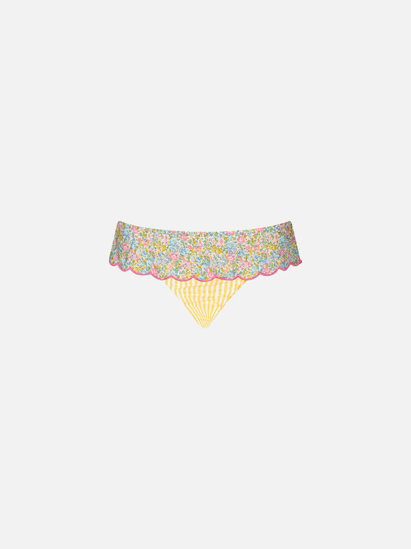 Slip da bagno da bambina con stampa Liberty | EDIZIONE SPECIALE LIBERTY