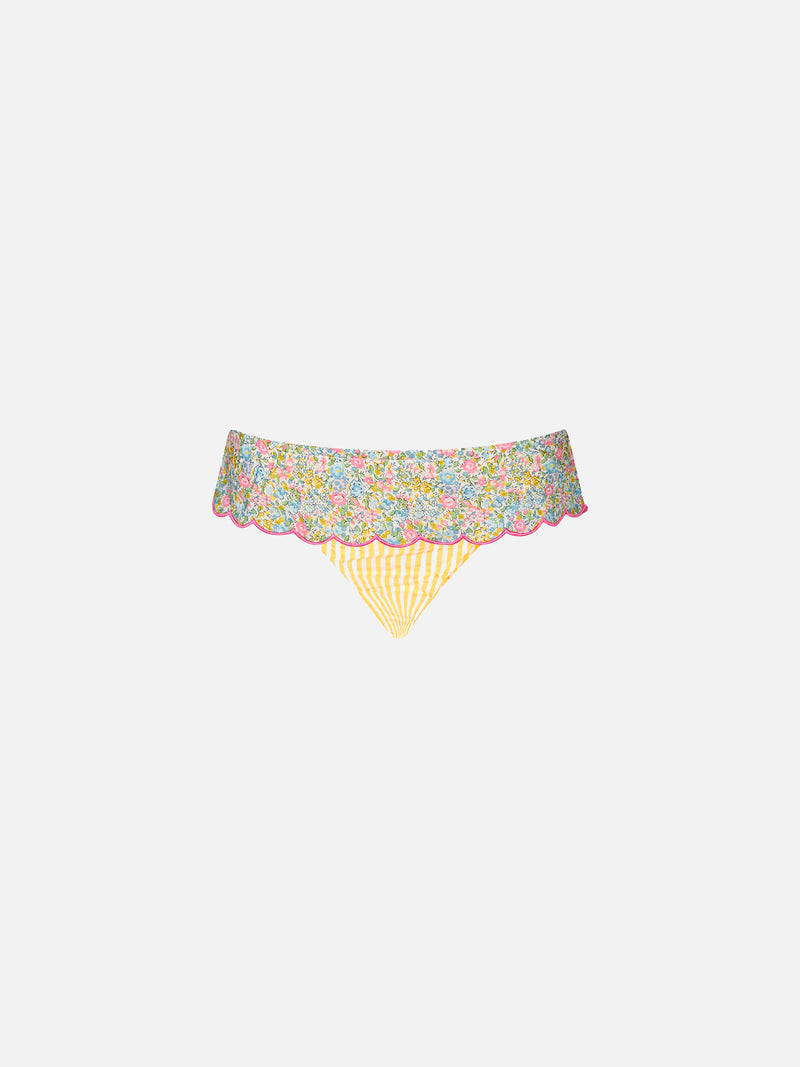 Slip da bagno da bambina con stampa Liberty | EDIZIONE SPECIALE LIBERTY