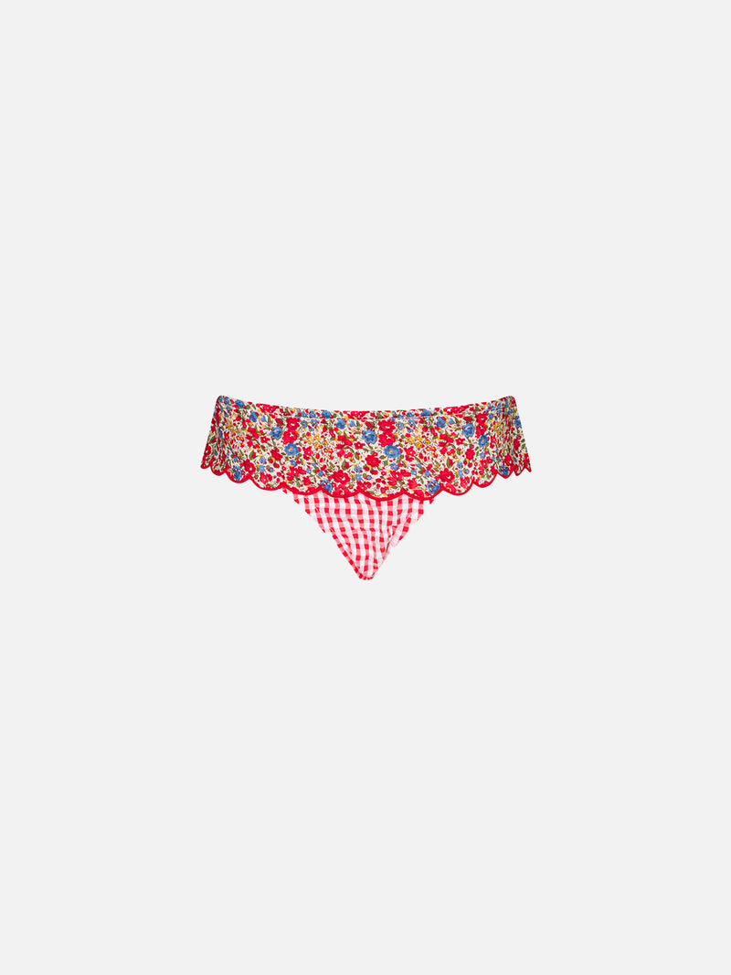 Slip da bagno da bambina con stampa Liberty | EDIZIONE SPECIALE LIBERTY