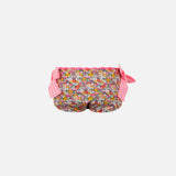 Slip da bagno da bambina con fantasia fiori multicolore