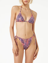 Bikini da donna a triangolo stampa fiori Liberty | EDIZIONE SPECIALE LIBERTY