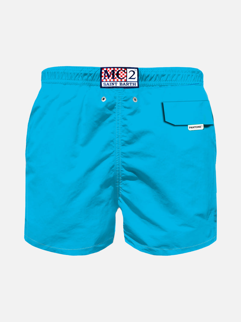 Hellblaue Badeshorts für Jungen | PANTONE® SONDERAUSGABE