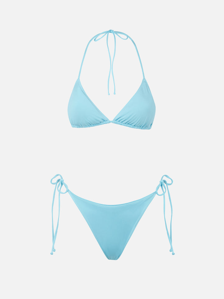 Leah Marielle light blue triangle bikini