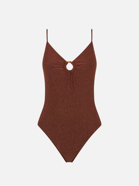 Lurex one piece whit loop - MC2 Saint Barth