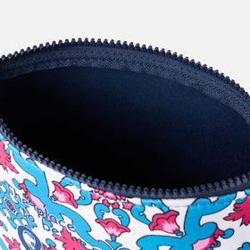 Aline Scuba-Pochette mit Majolika-Print